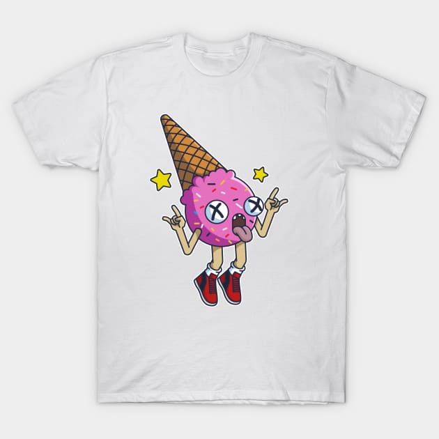 Ice Cream Cone T-Shirt by rudypagnel